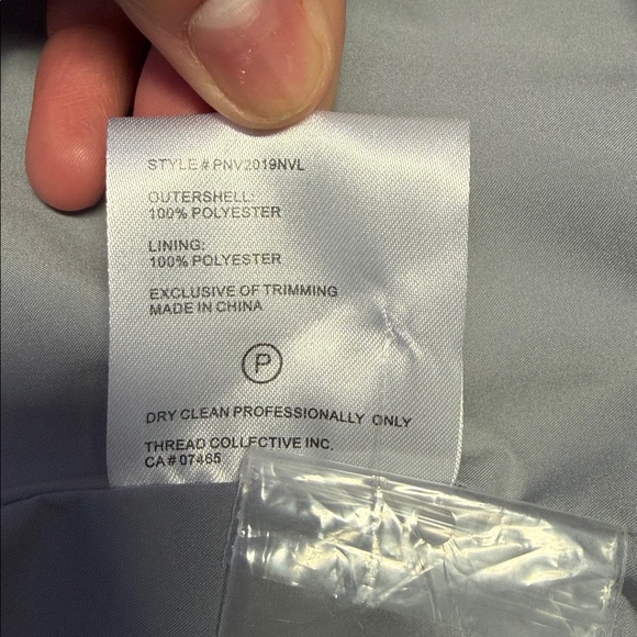 NVLT Women’s Baby Blue Mob Wife Faux-Fur Trench Coat - size S - Picture 4 of 4